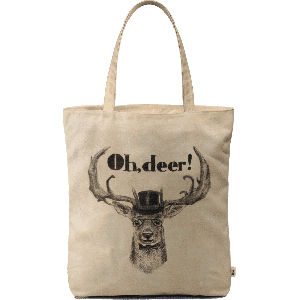 Classic Deer Basic Tote Bag