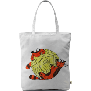 Playing Cats Basic Tote Bag