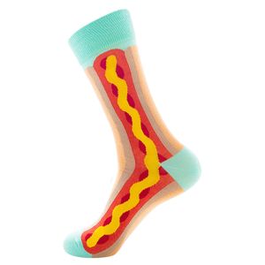 Hotdog Funny Men Graphic Socks