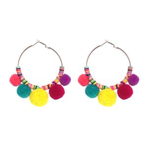 Feng Big Circle Hoop Earrings
