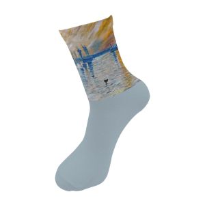2 Van Gogh Oil Painting Printed Socks
